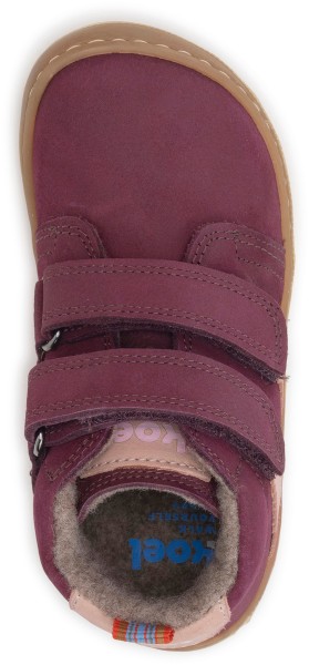 Koel bare ~ David MidCut Klettschuh Wollfleece ~ Pink