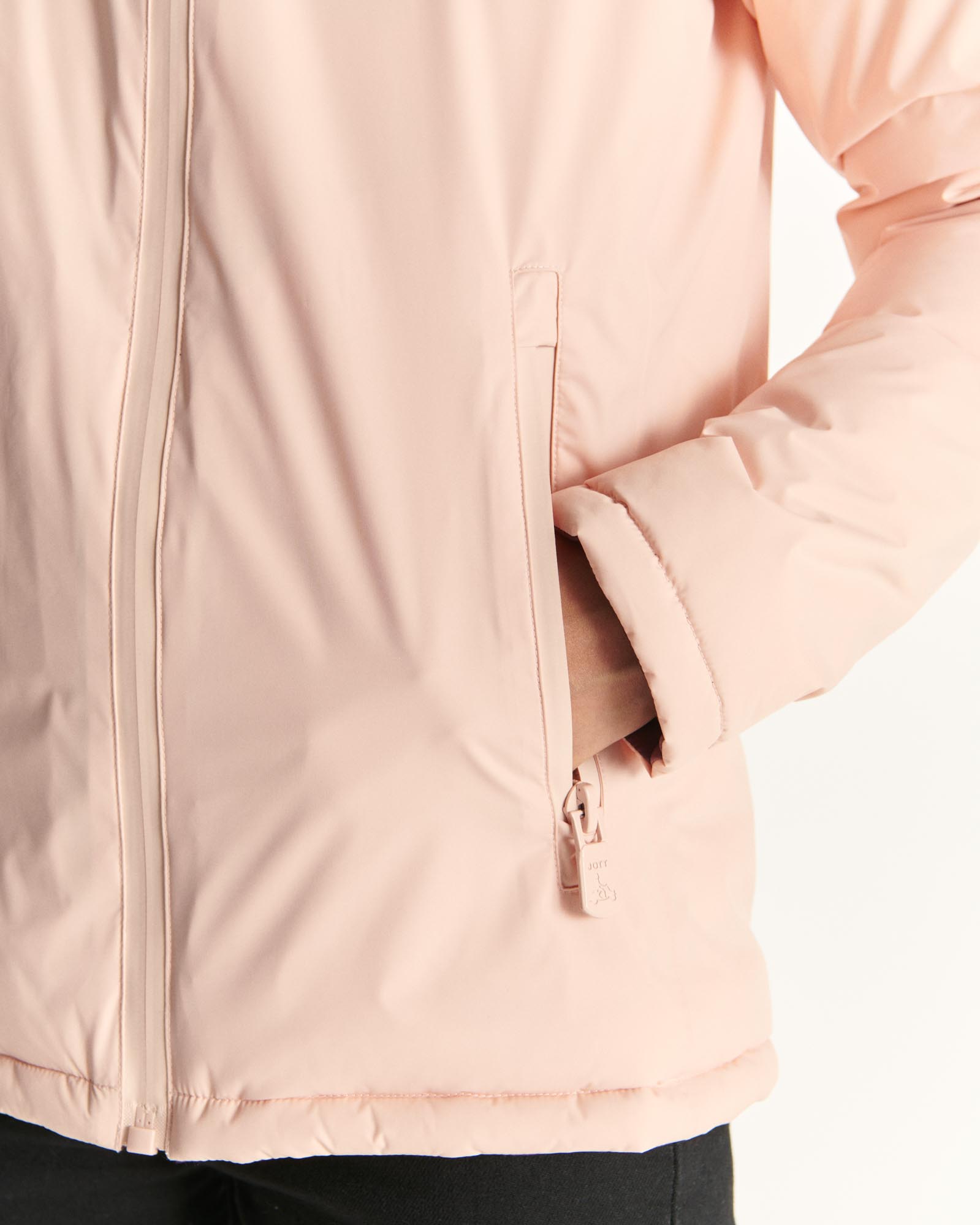 Doudoune réversible Rose pale/Aubergine Vienne