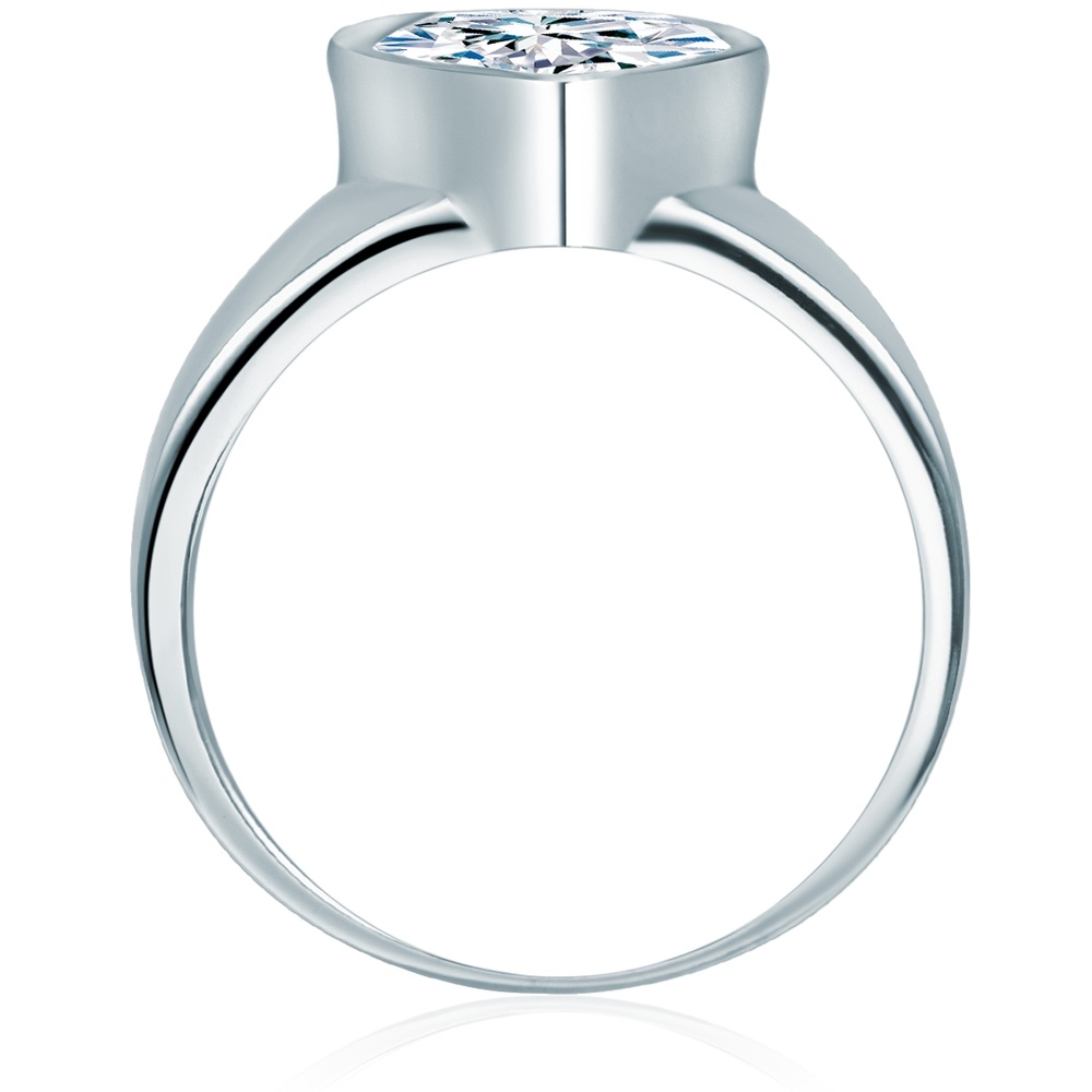 Rafaela Donata Bague en argent Coeur Argent sterling Oxyde de zirconium (CZ) en Argent Bague
