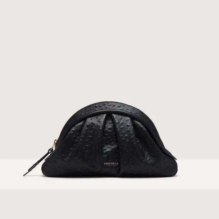 Coccinelle Cheek Ostrich Medium