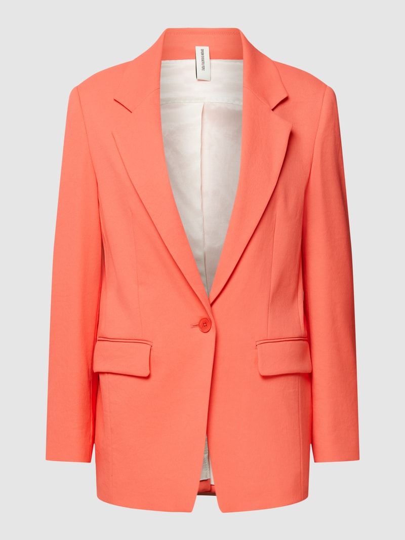 Blazer mit Pattentaschen Modell 'GLENDALE' in koralle