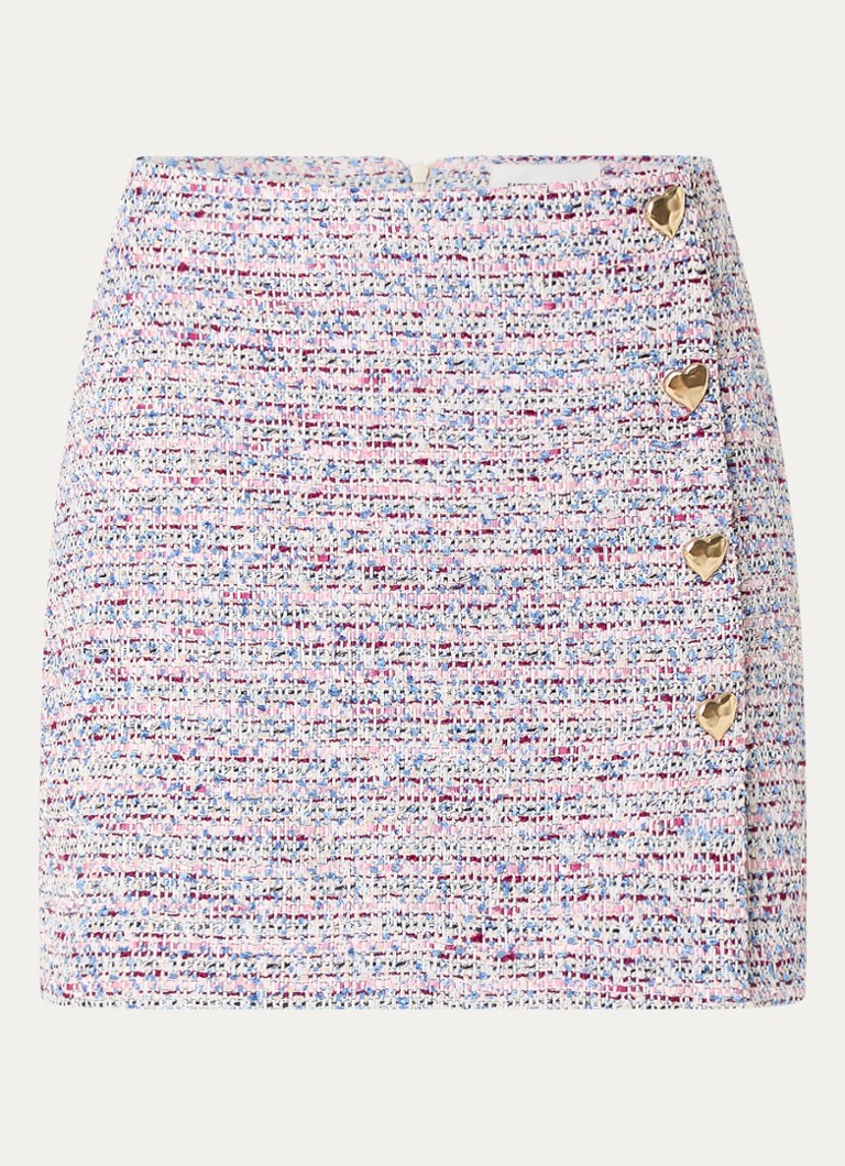 Jupe mini Fabienne Chapot Dinah en tweed et lurex
