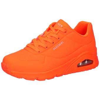 Skechers Uno Night Shades Sneaker in orange