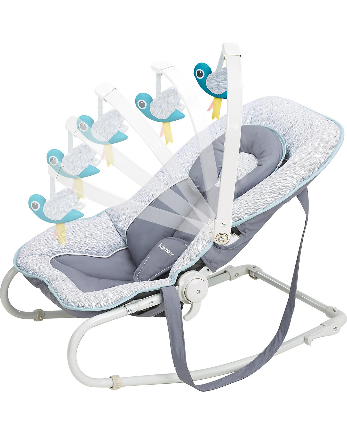 Wippe BOUNCER, graphic blue