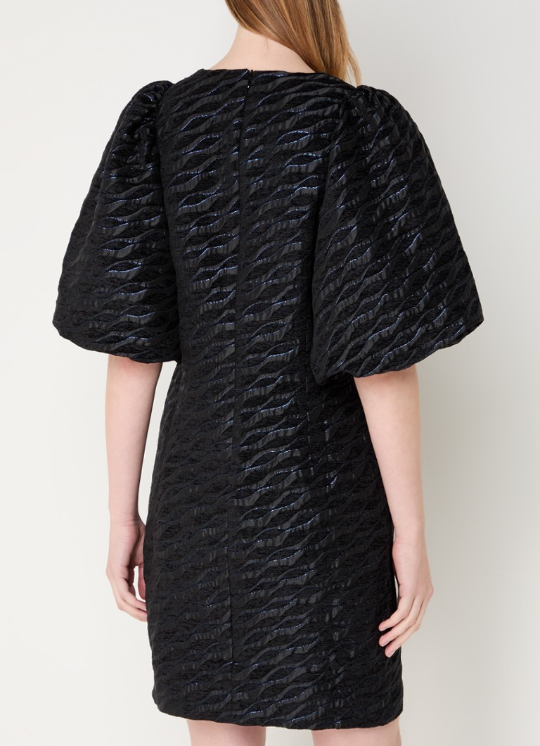 Co'Couture Zebra mini dress with jacquard design and lurex