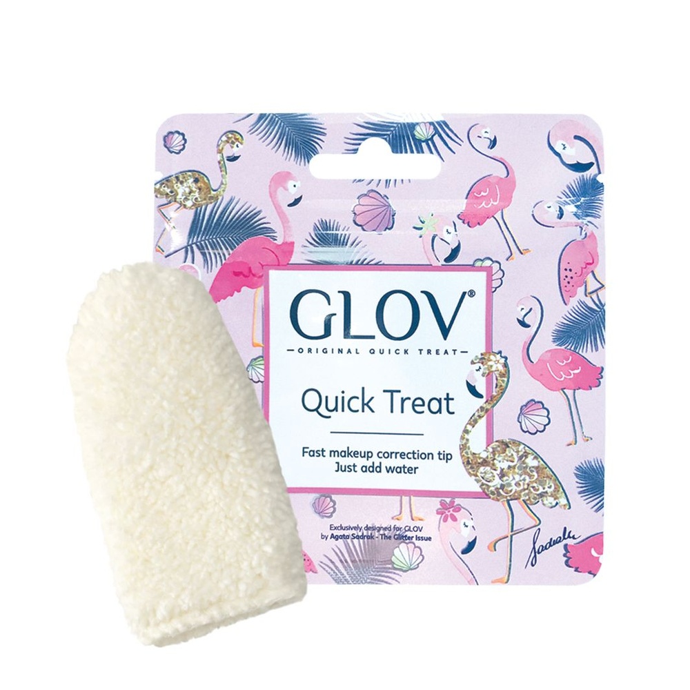 glov Quick Treat Ivory Mini-gant de correction de maquillage Quick Treat