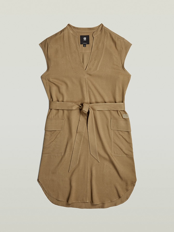 G-Star Kleid in Hellbraun günstig kaufen