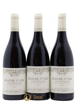 Beaune 1er Cru Les Vignes Franches Michel Bouzereau et Fils (Domaine)  2013 - Lot de 3 Bouteilles