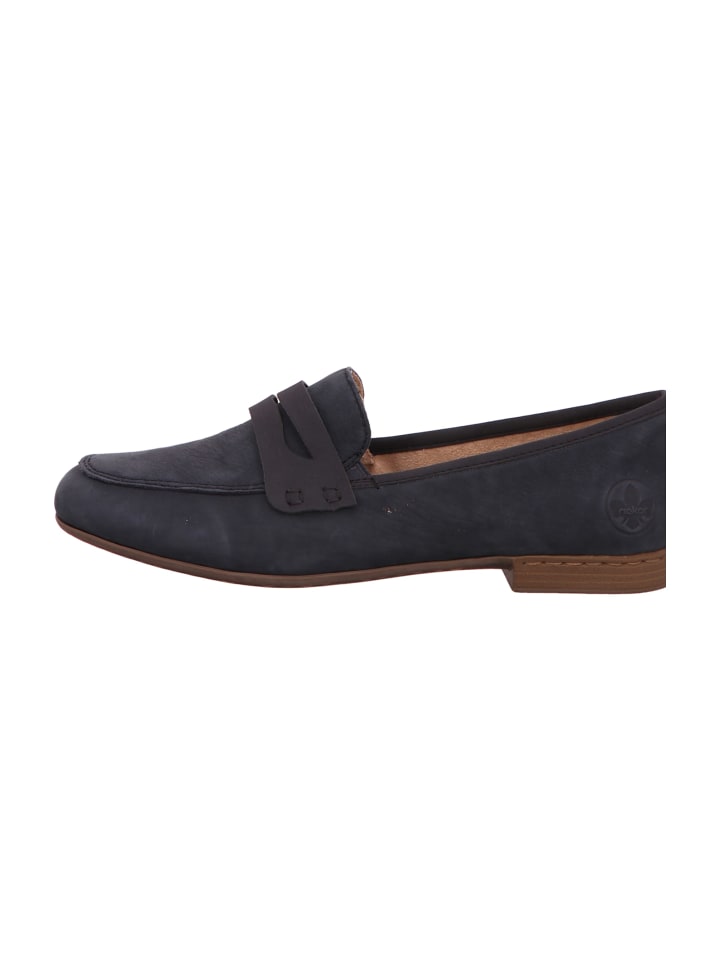rieker Klassische Slipper in Blau günstig kaufen