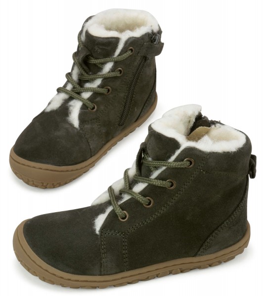 Lurchi ~ Nurdi Winterstiefel Schnürer ~ Olive