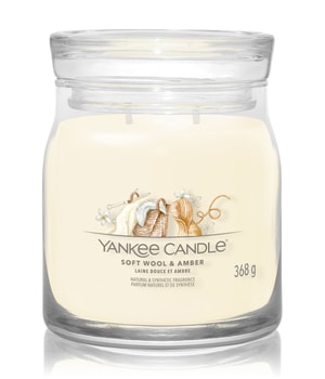 Yankee Candle Soft Wool & Amber Signature Duftkerze-368 g
