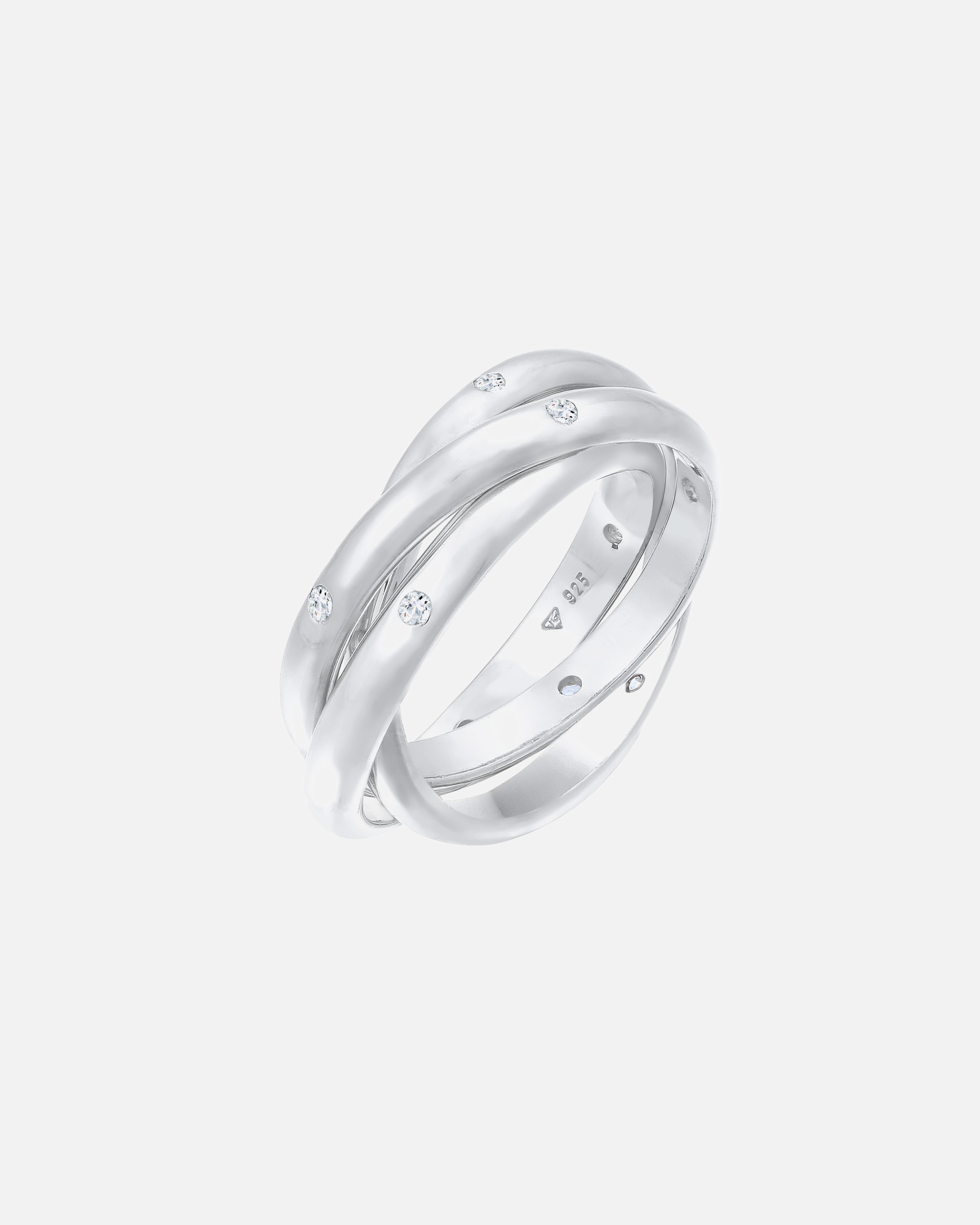 Collana Elli PREMIUM Basic Trio da donna con topazio in argento sterling 925