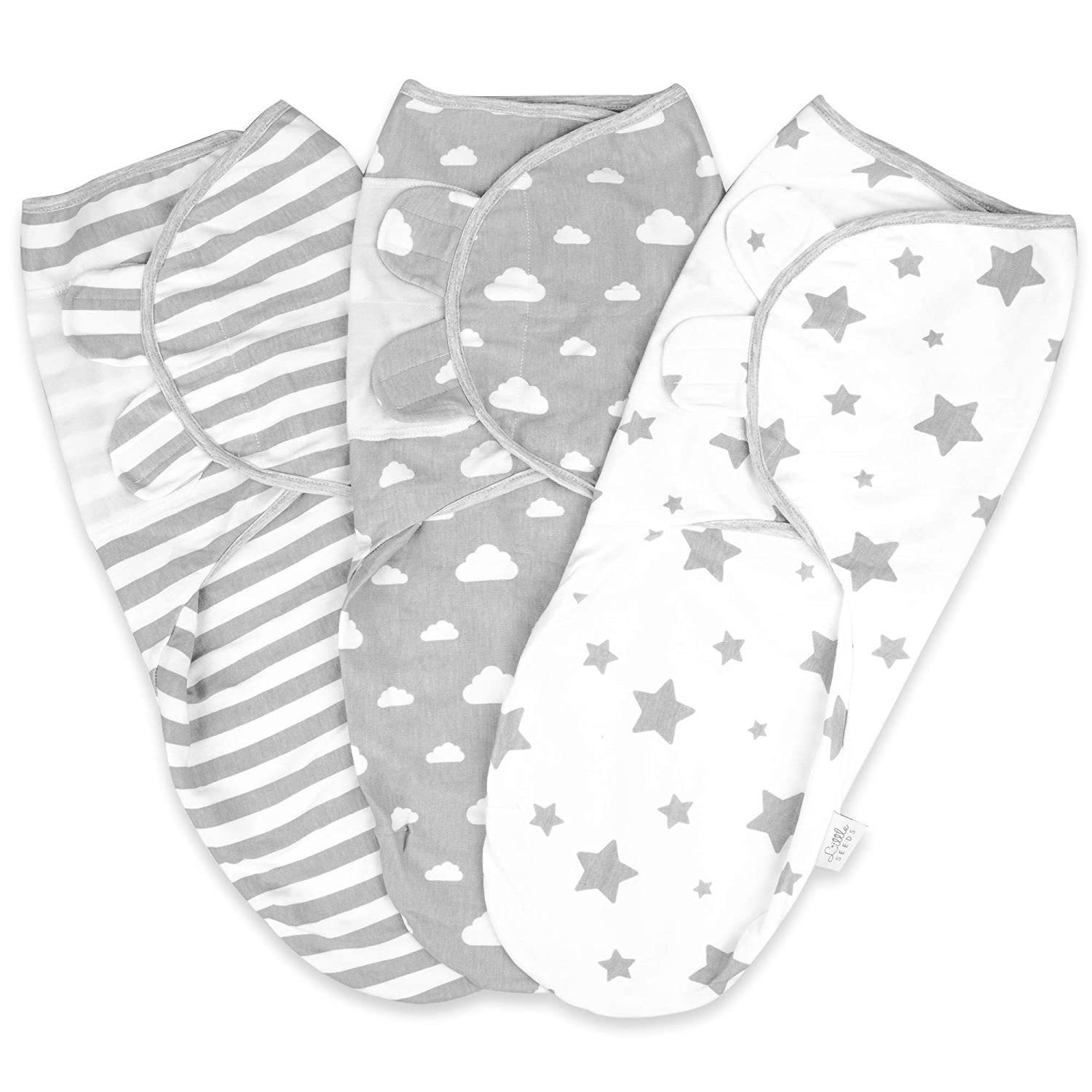 FeelGlad Tragetuch Schlafsack aus Bio-Baumwolle für Babys 0-3 Monate