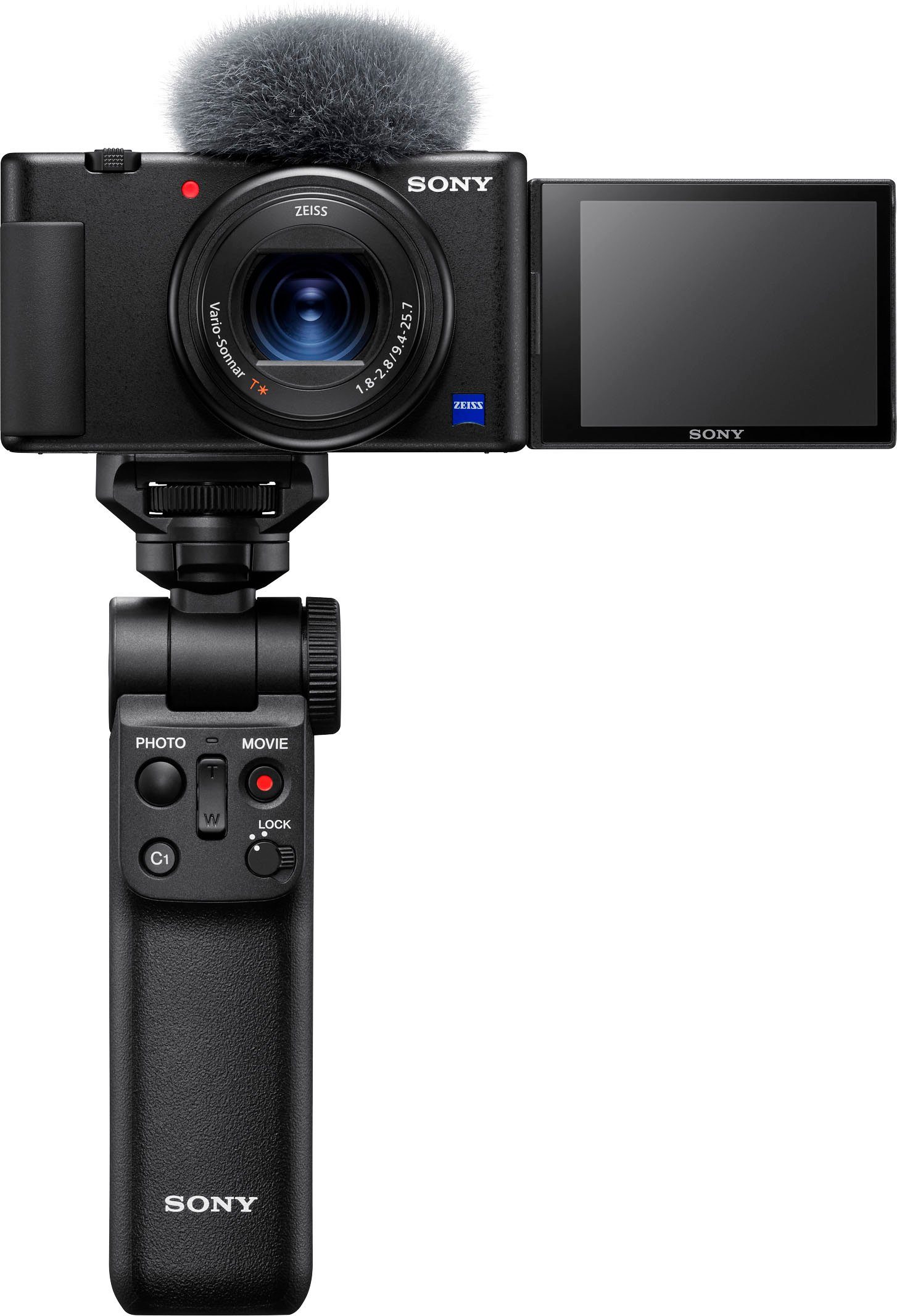 Sony Vlog-Kamera ZV-1 Kompaktkamera (20,1 MP, Bluetooth, WLAN (WiFi)