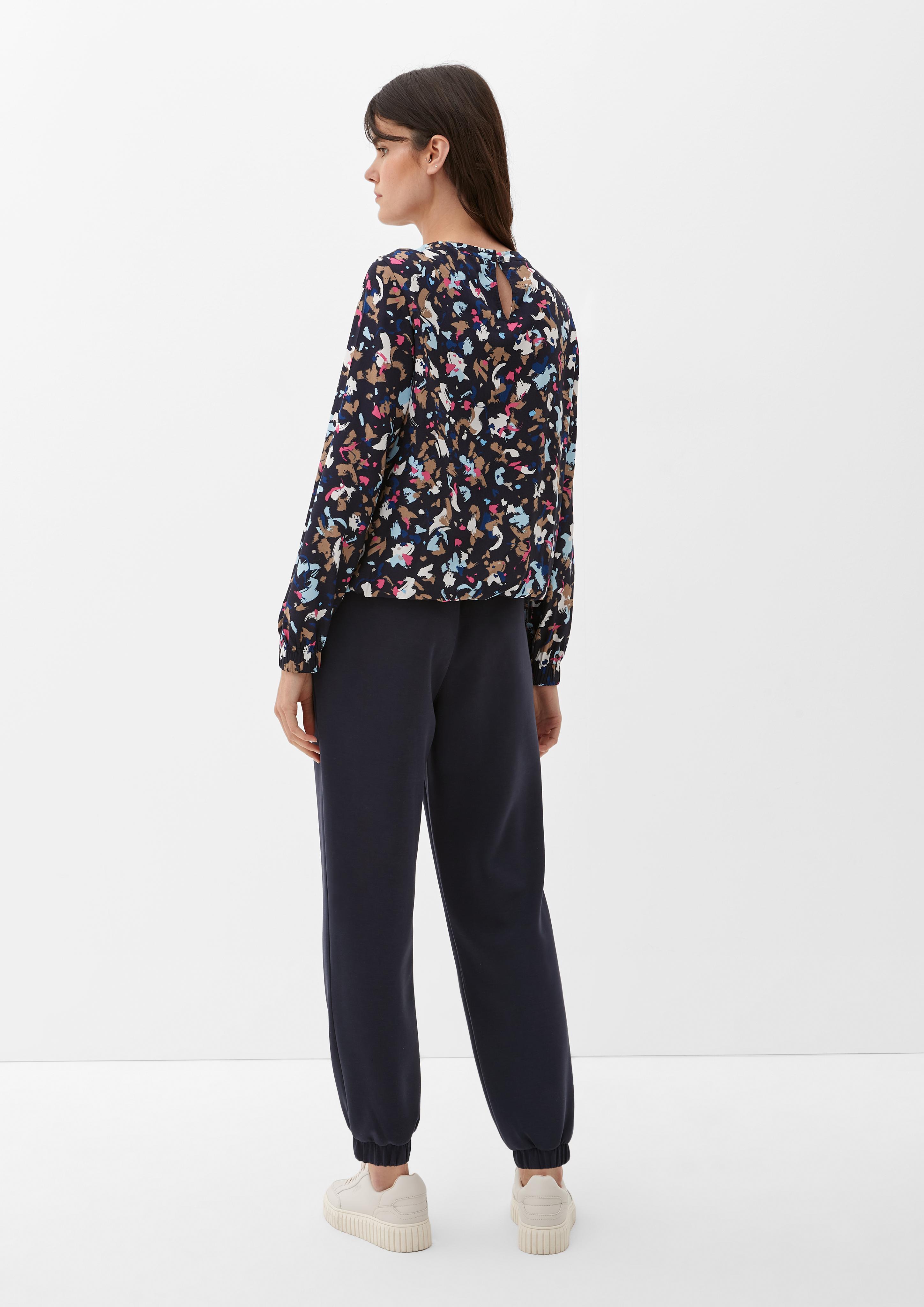Viskosebluse in abstraktem Muster  2124883-59A0