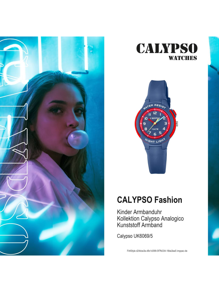 Calypso Analog-Armbanduhr Calypso Analogico dunkelblau klein (ca. 30mm) günstig kaufen onesize