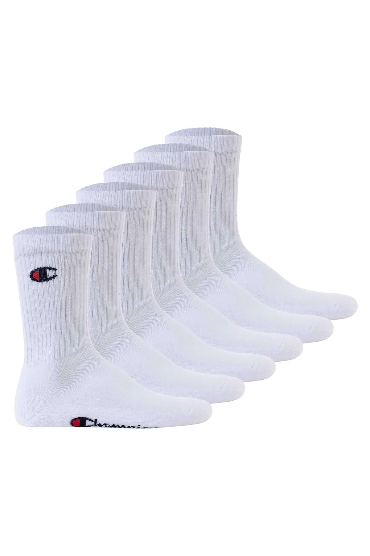 Champion  Unisex-Socken, 6 Paar – Crew-Socken Basic