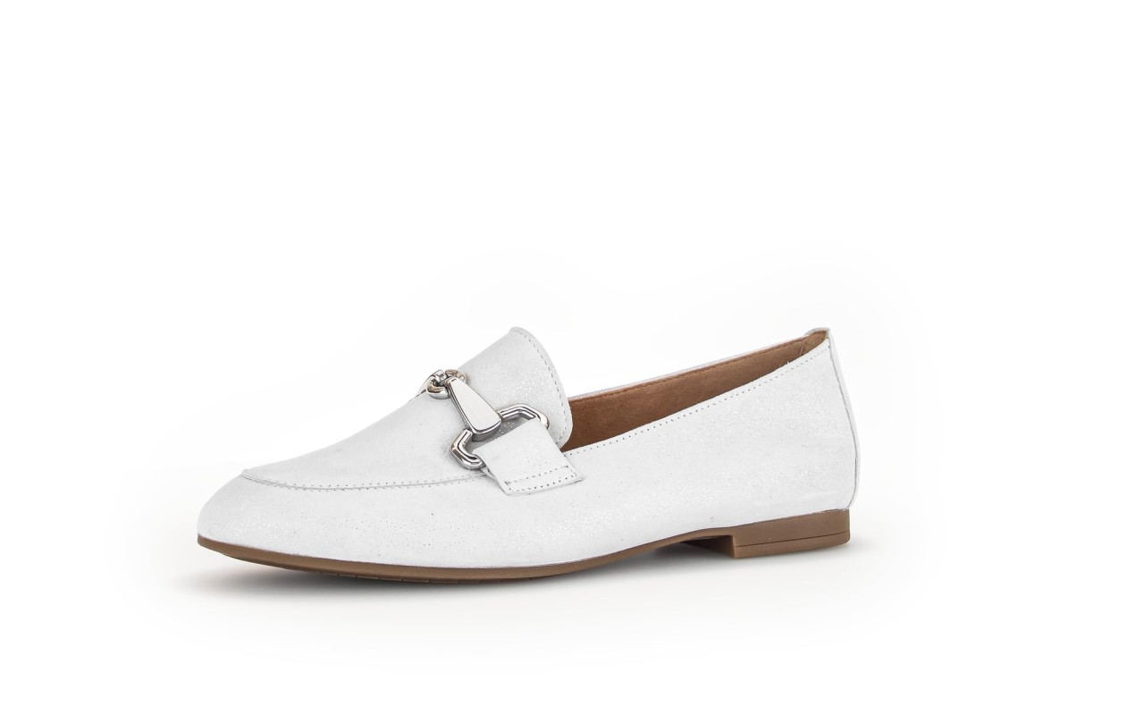 GABOR Klassische Slipper silber