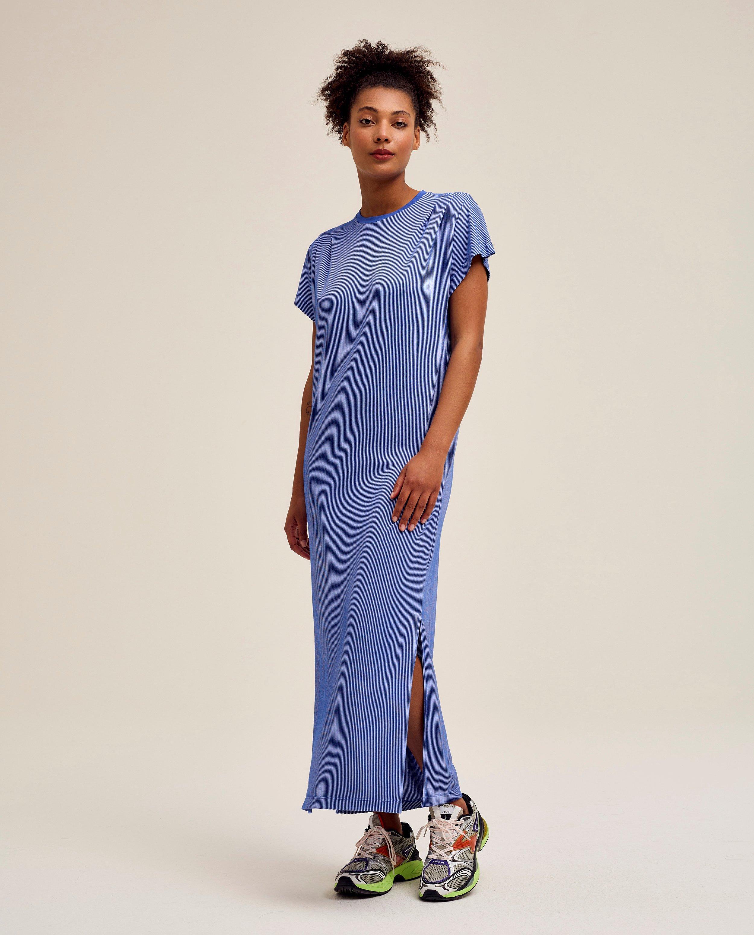 Rochie tricou albastră pentru femei CKS, albastru închis