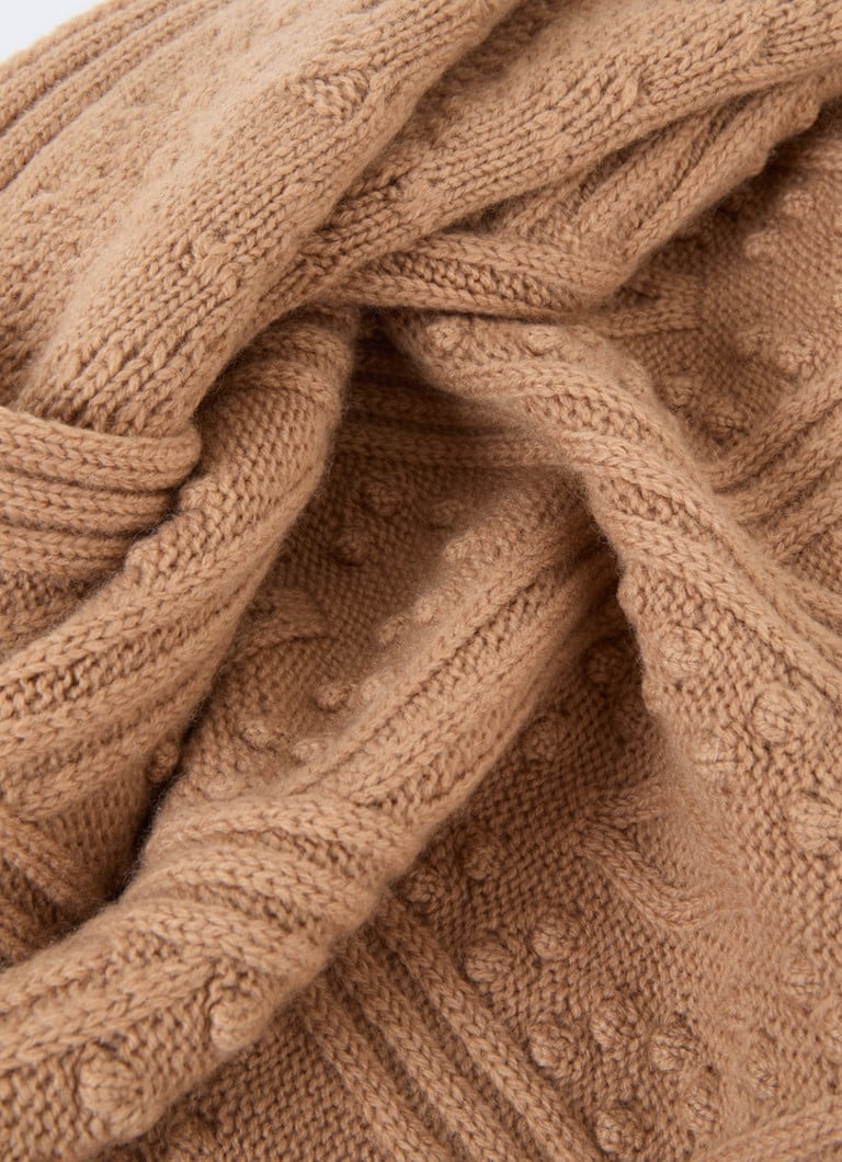 Eșarfă MaxMara Demien din amestec de cașmir, 185 x 40 cm
