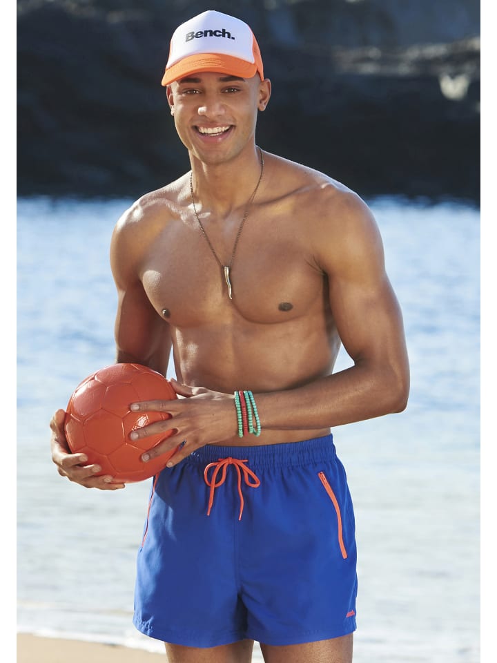 Bench Badeshorts in blau-orange günstig kaufen