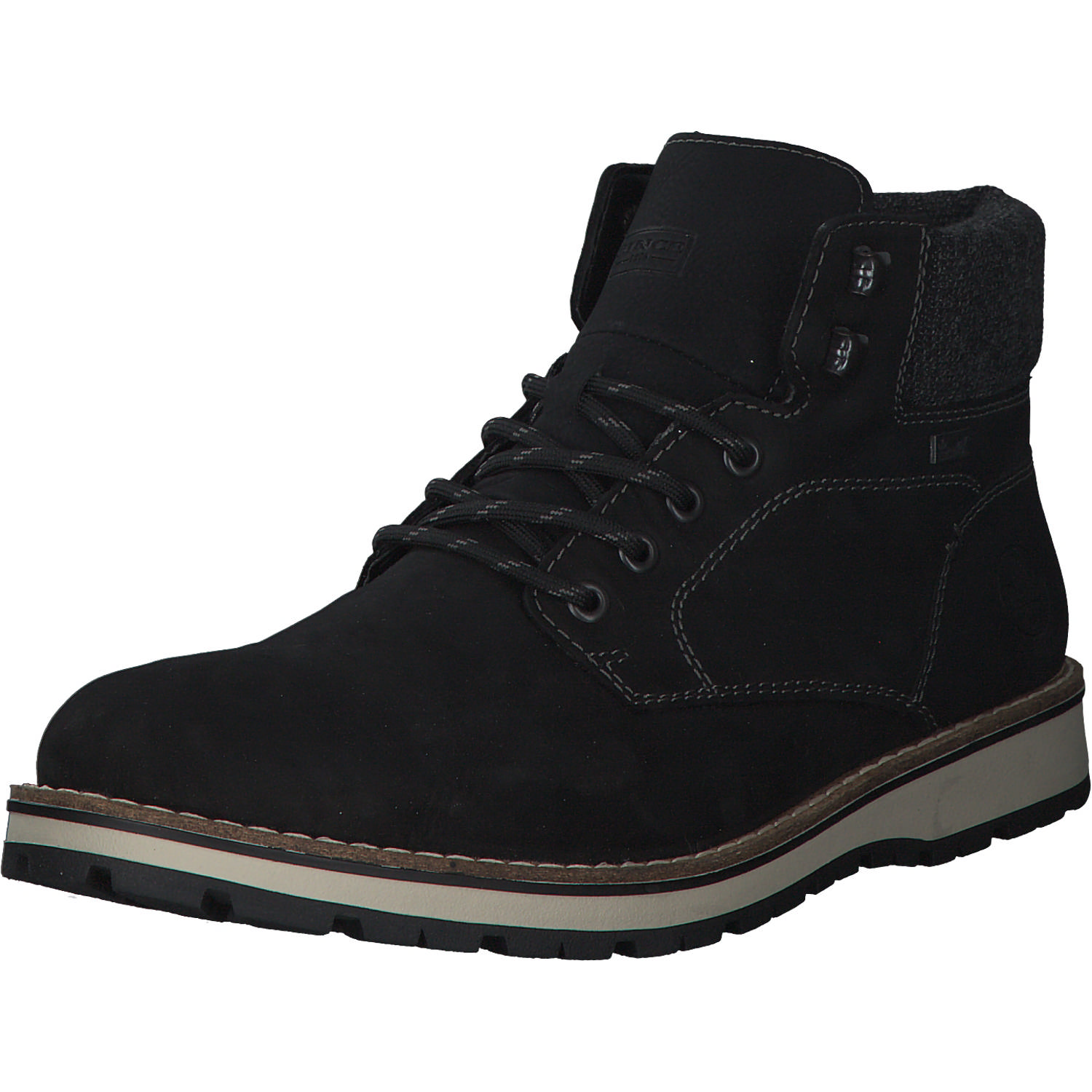 Rieker 38438, Schnürstiefeletten, Herren, Schwarz