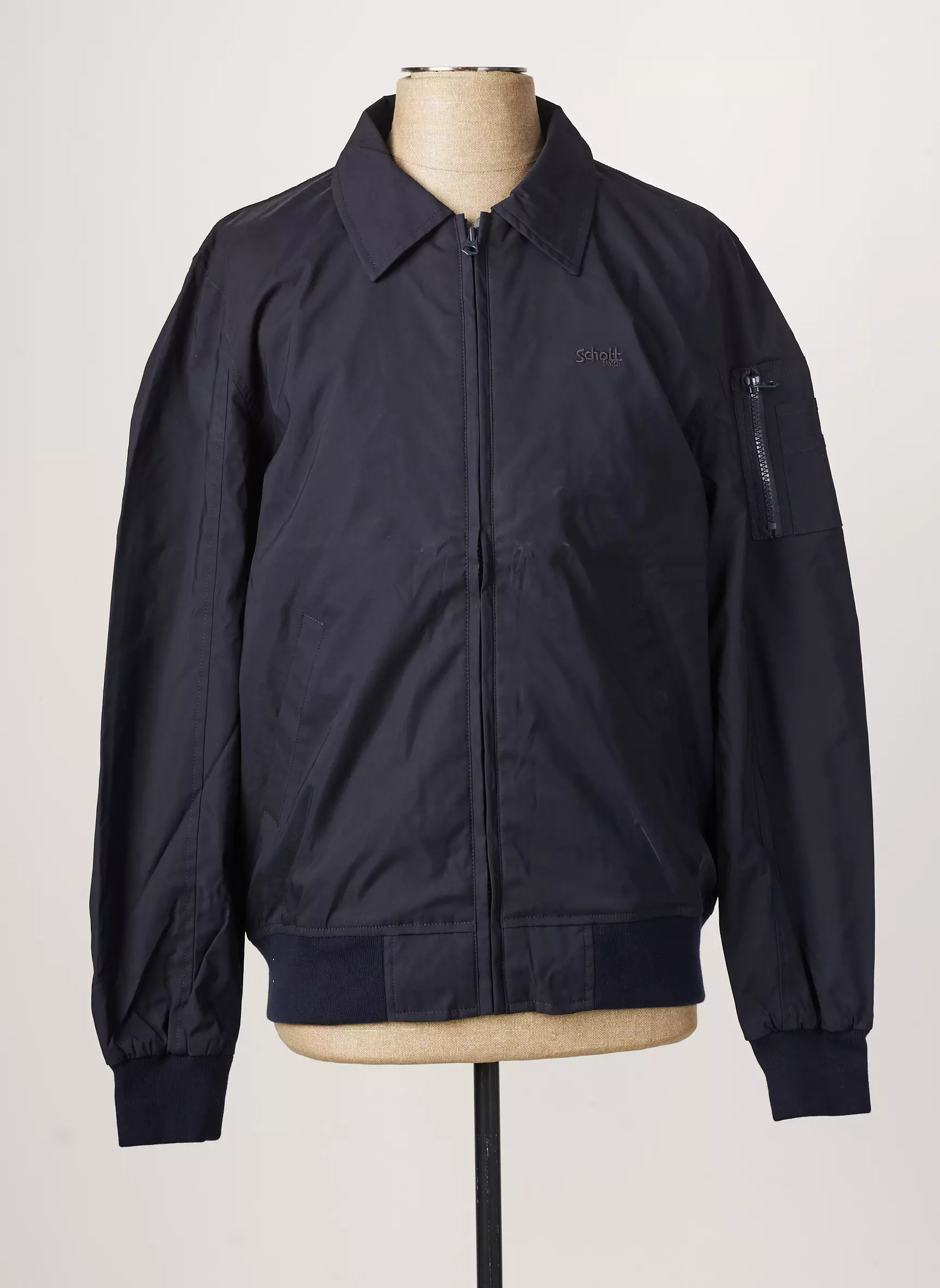 Schott Blousons Homme couleur bleu