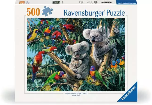 Puzzle 500 Teile - Koalas im Baum