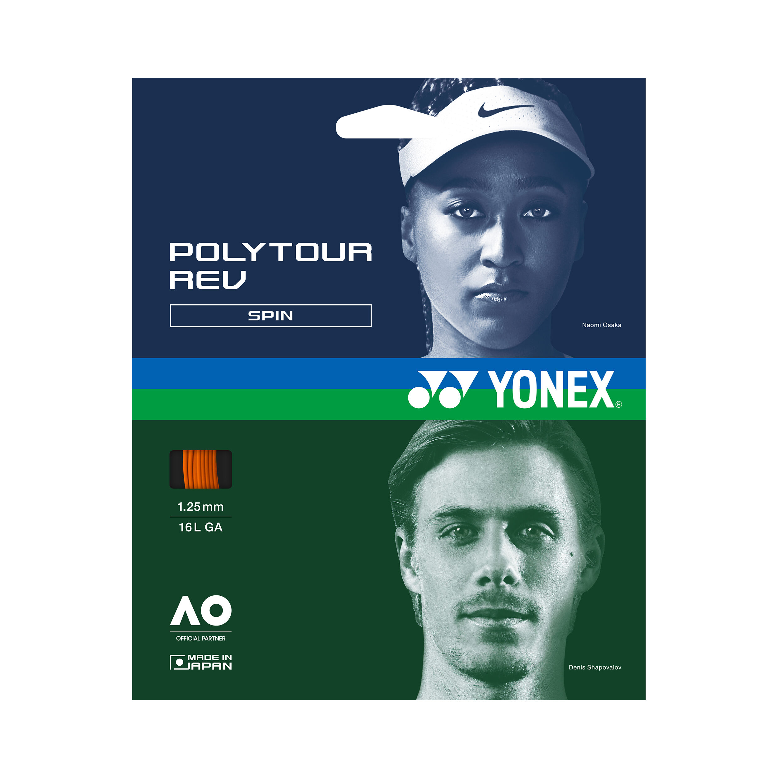 Poly Tour Rev Saitenset 12m - Orange