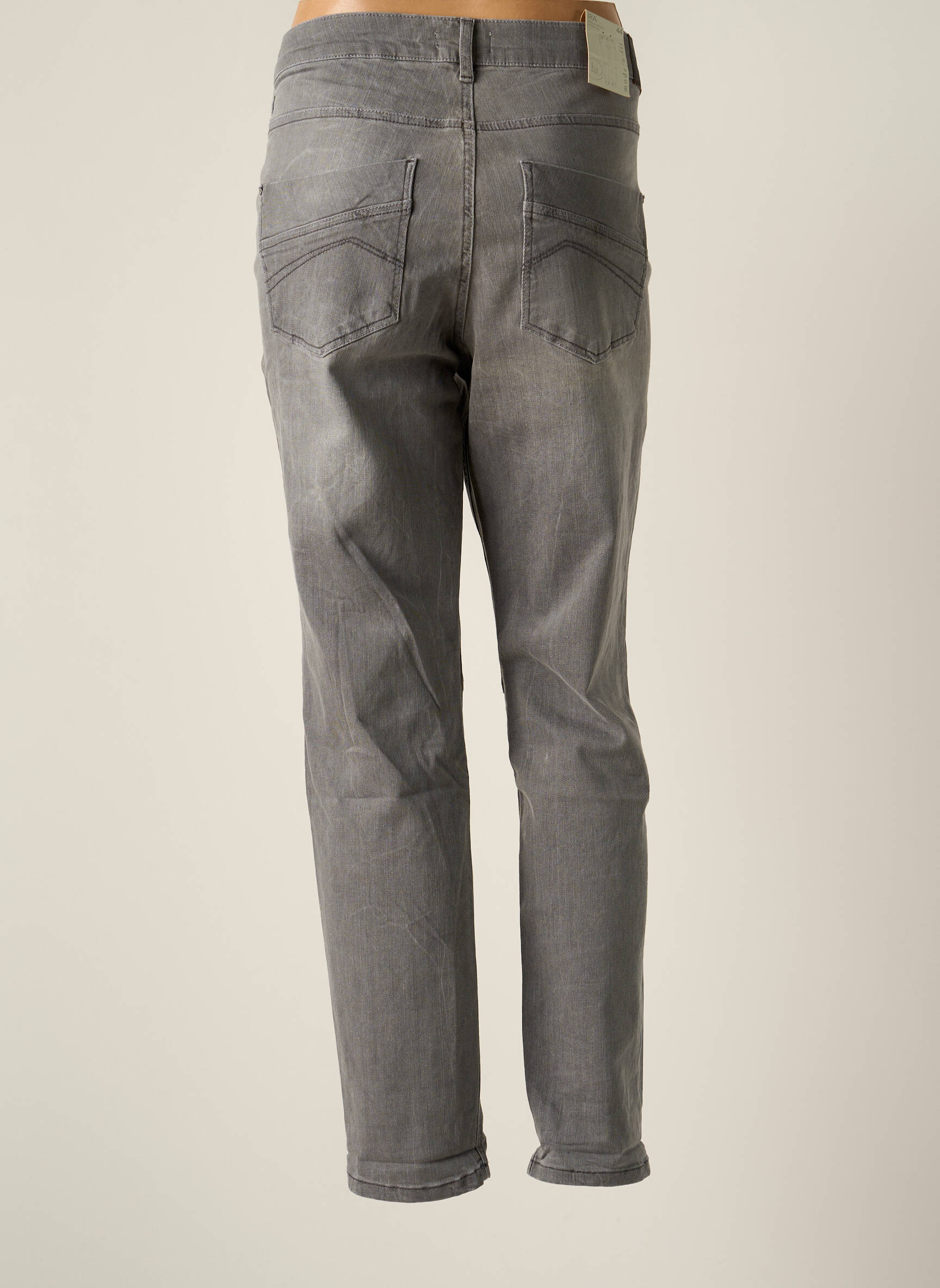 Betty   Co Jeans Coupe Droite Femme couleur gris