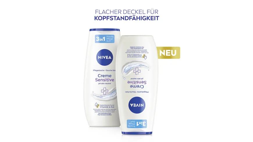 NIVEA Pflegedusche Creme Sensitive ph skin neutral 250 ml