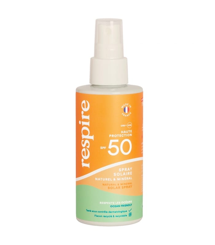 RESPIRE-SUN CARE-RESPIRE Spray solaire naturel & minéral SPF 50