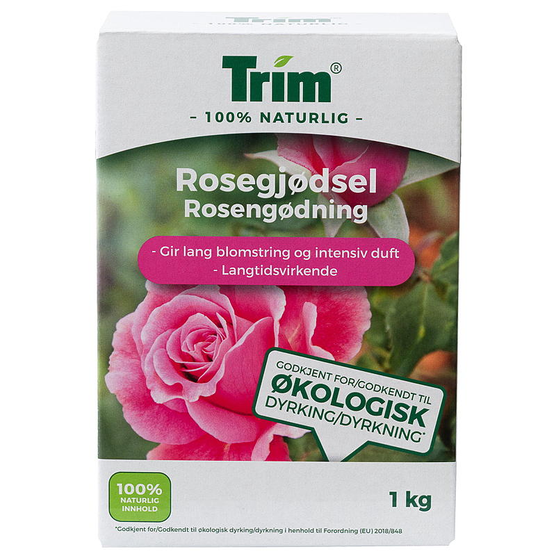 Trim Rosegjødsel 1 kg Trim 100% naturlig