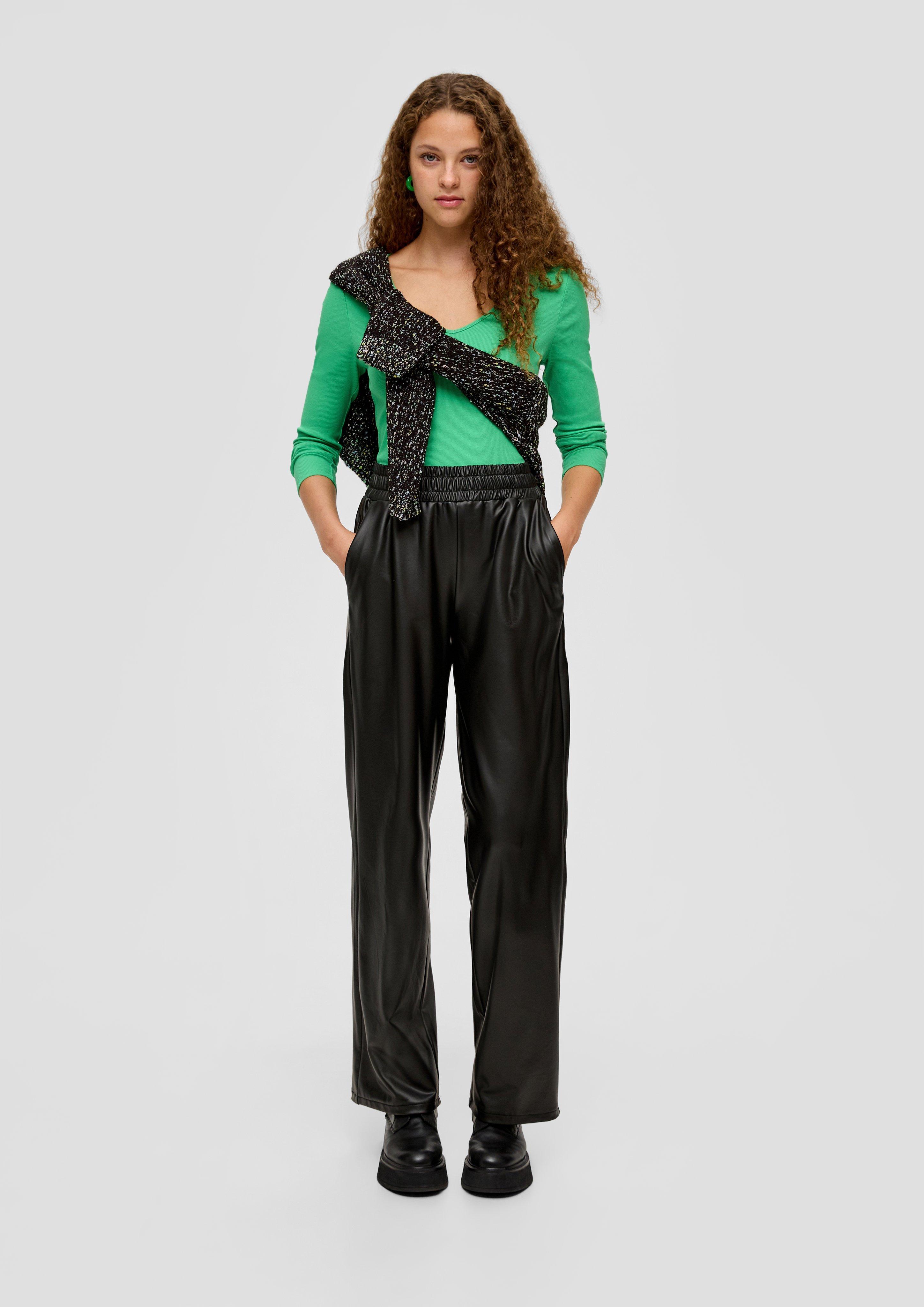 Geripptes Longsleeve aus Baumwollstretch  2138339-7306