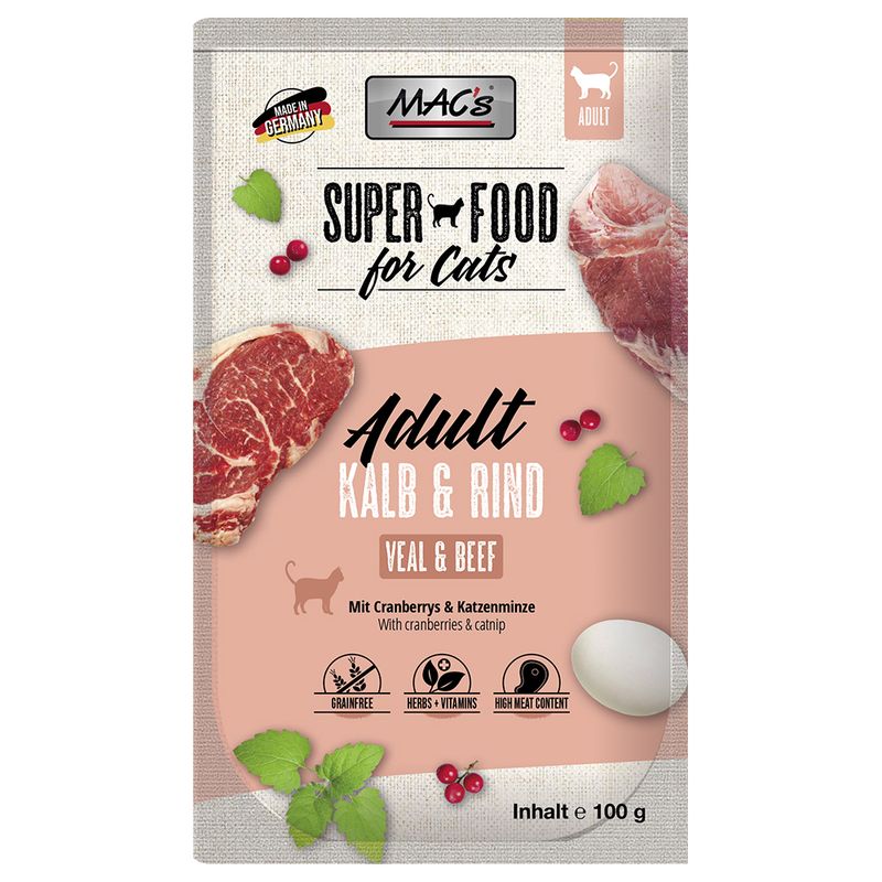 Sparpaket MAC´s Cat Pouch 24 x 100 g zu TOP-Preisen