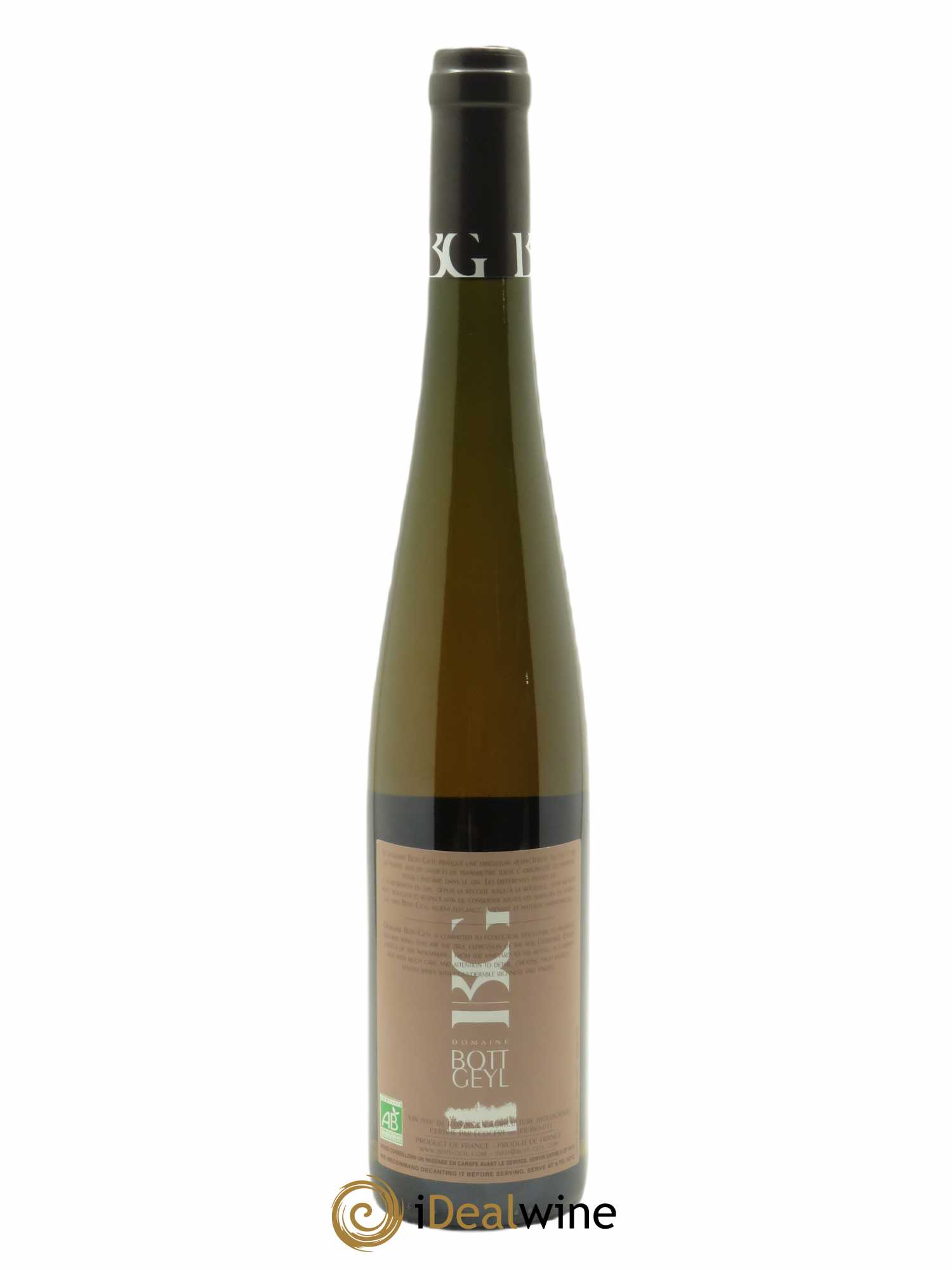 Alsace Grand Cru Sonnenglanz Sélection de Grains Nobles Pinot Gris Bott-Geyl (Domaine) (50cl) 2008 - Lot de 1 Bouteille