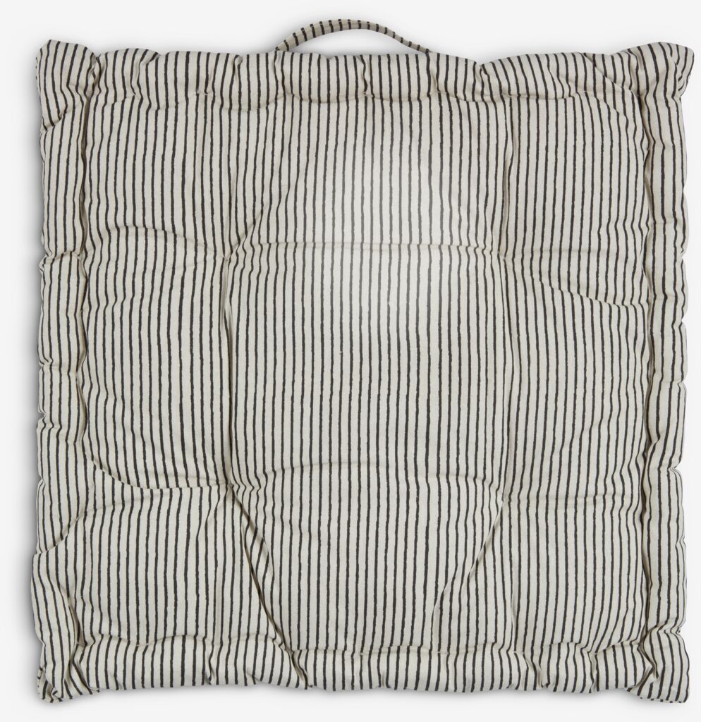 Poduszka na krzesło PIL PIL 40x40x7 beżowo-czarna