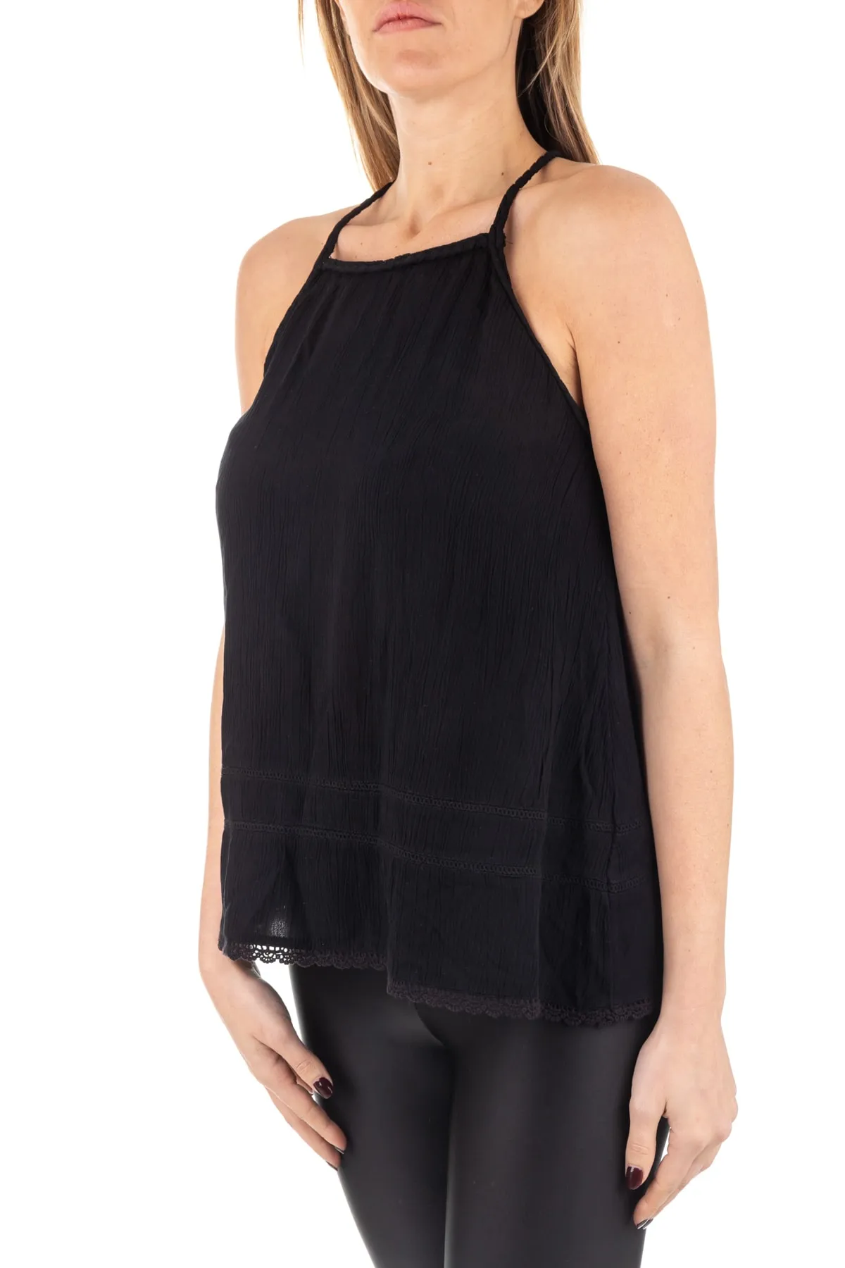 SUPERDRY  Unterhemd - Schwarz - Regular Fit