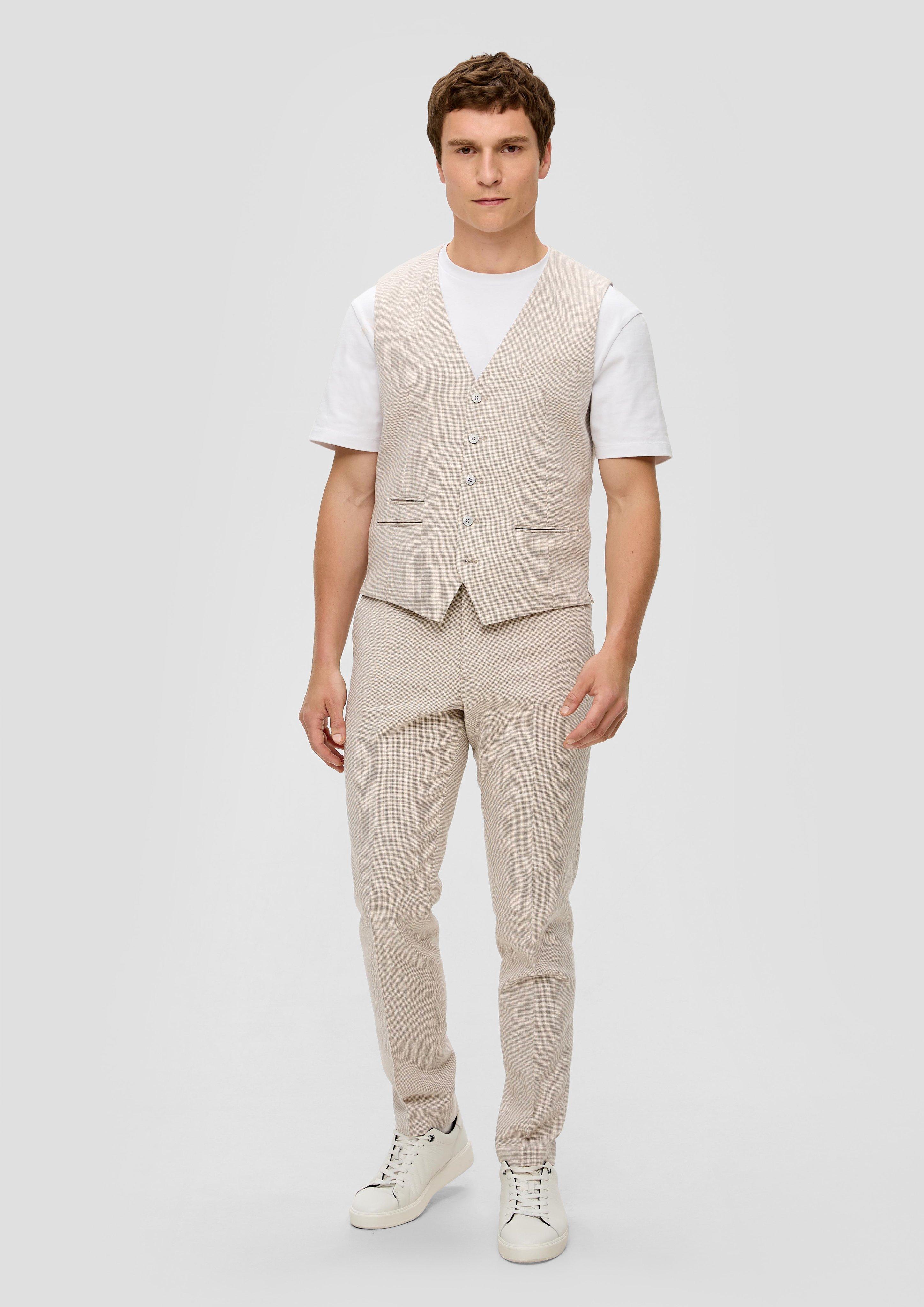 s.ONICE: Weste im Slim Fit  2142802-81N8