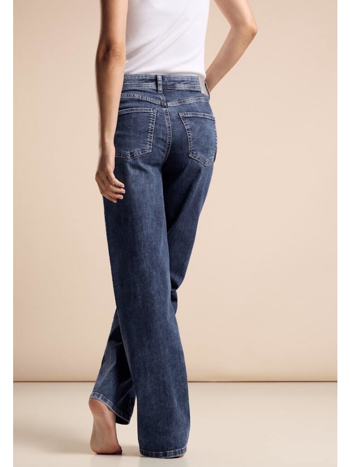 Street One Jeans in dark blue washed günstig kaufen