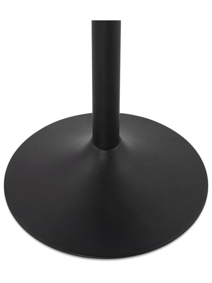 KADIMA DESIGN Stehtisch Holzplatte Metall | Modernes Design in Schwarz günstig kaufen onesize