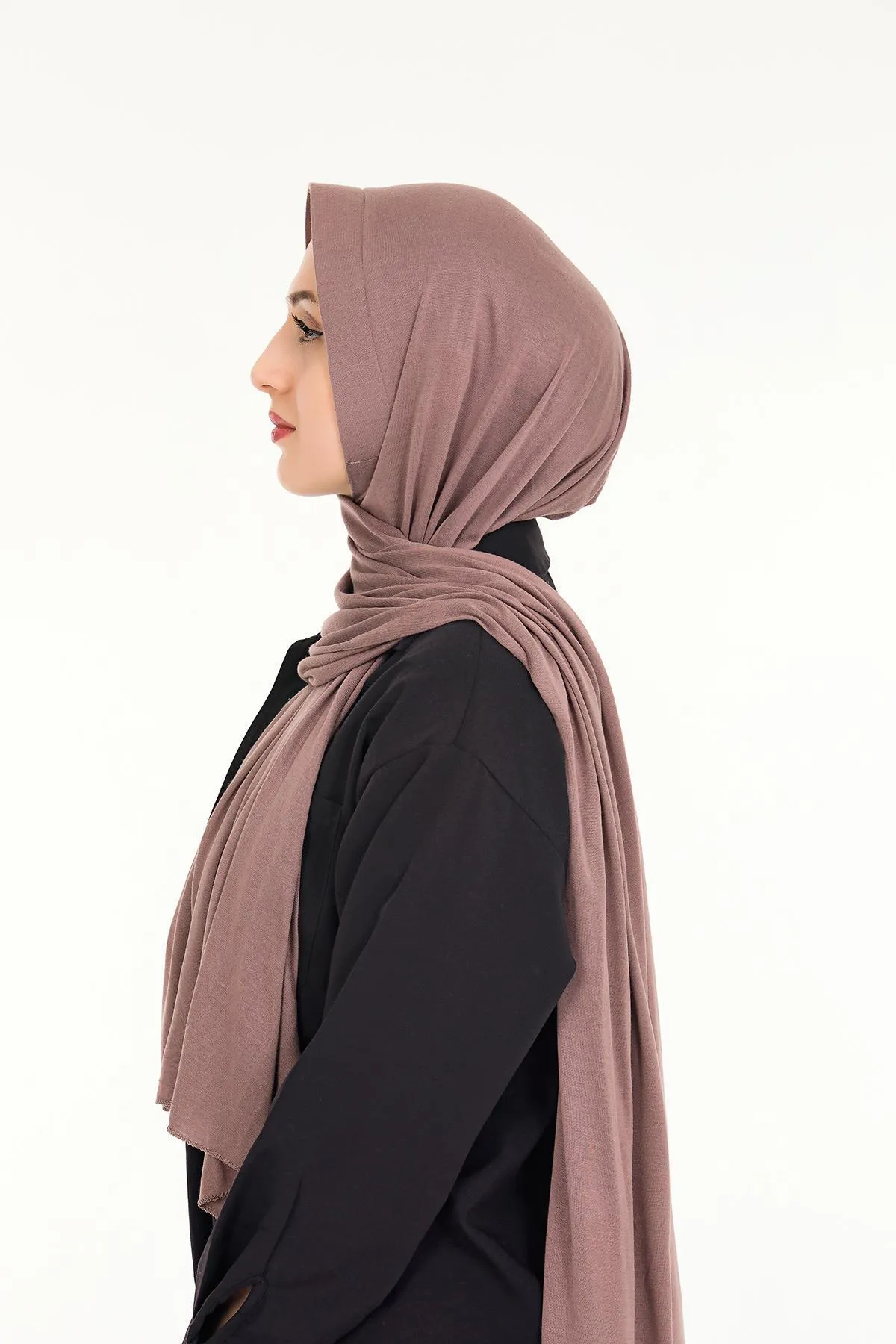 Sensu  Praktischer, aufsteckbarer Hijab-Schal aus gekämmter Baumwolle