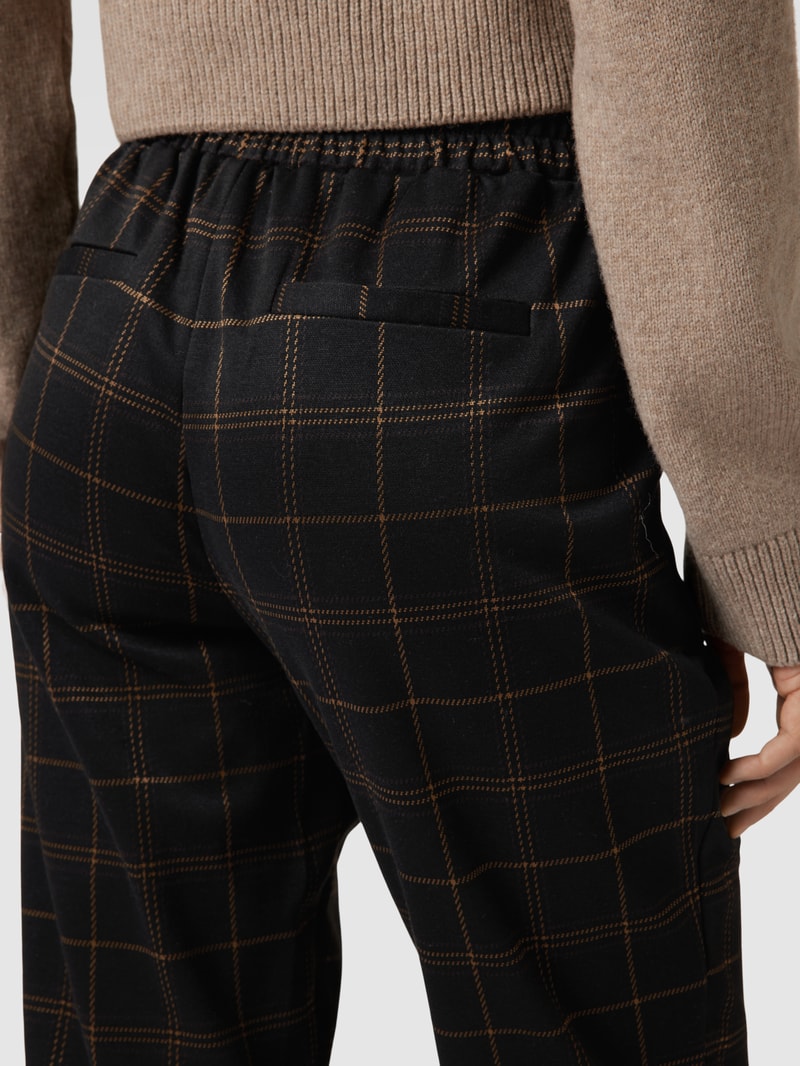 Stoffhose mit elastischem Bund Modell 'RAVNA' in mittelbraun
