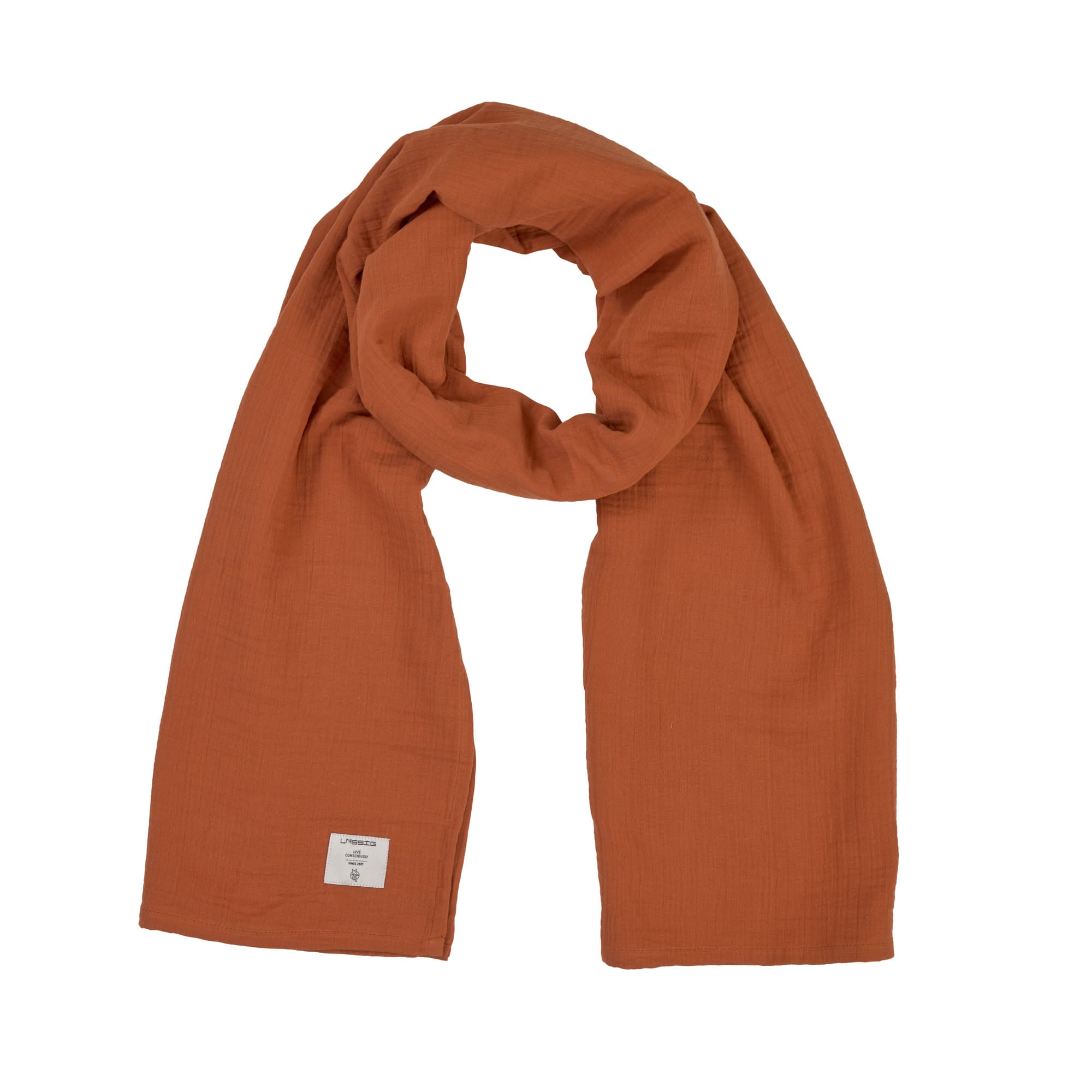 Stillschal - Musselin Nursing Scarf, Rust