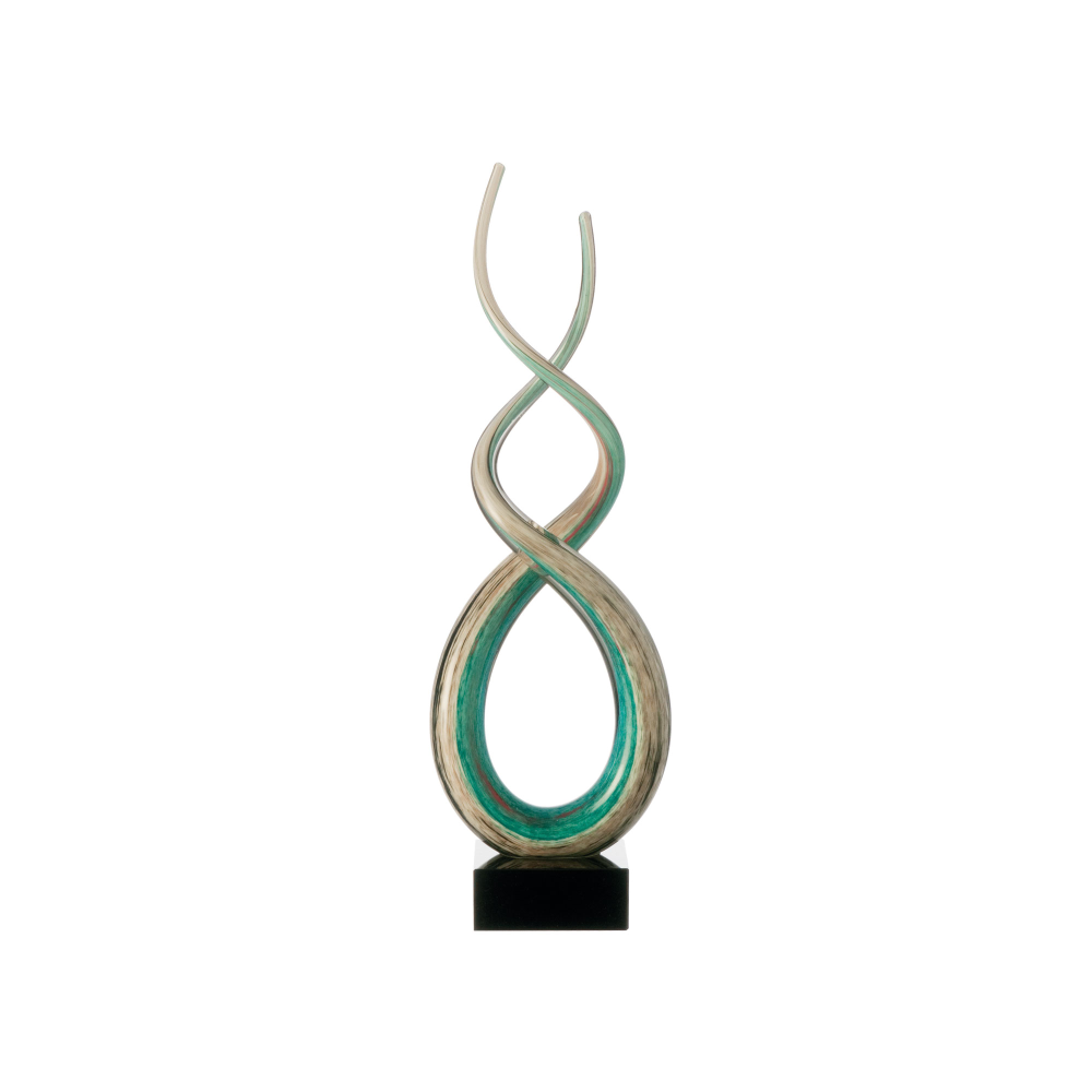 Skulptur Sculpture türkis
