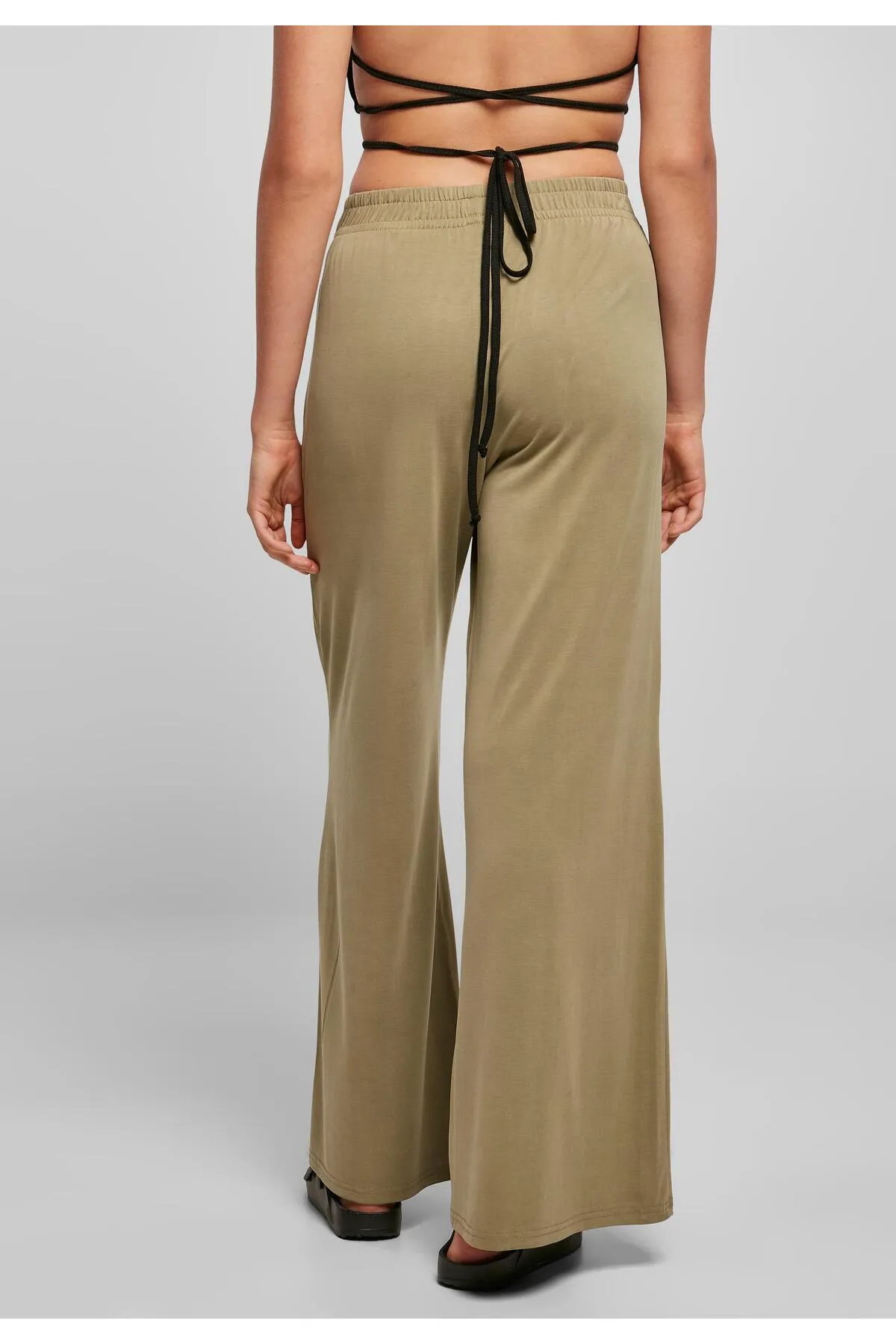 Urban Classics  Damen Damen-Hose aus Modal mit weitem Bein