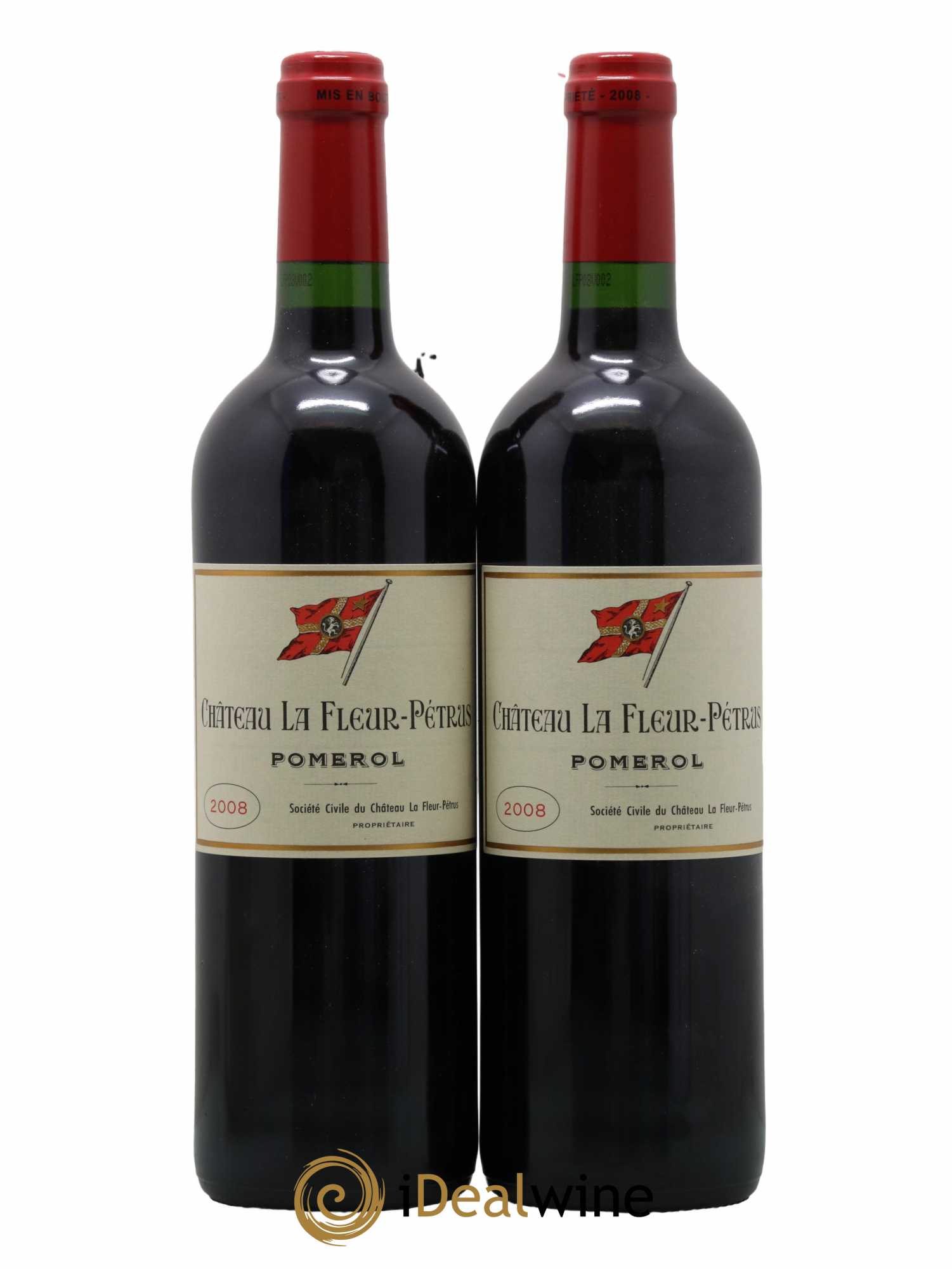 Château la Fleur Petrus  2008 - Lot de 2 Bouteilles
