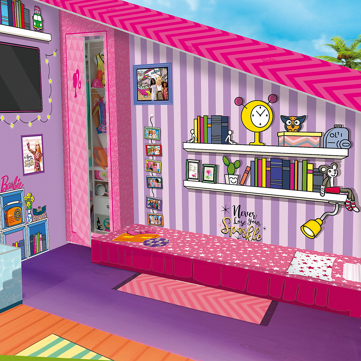 Barbie Sommervilla mit Puppe