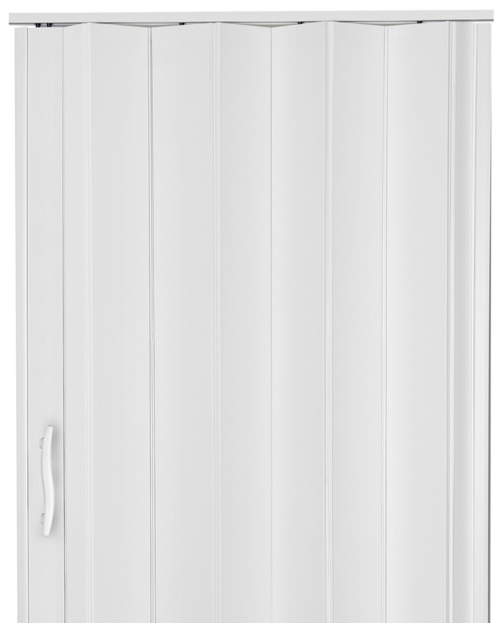Standom Falttür Schiebetür weiss farben H. 202 cm für Türbreite bis 84 cm st3