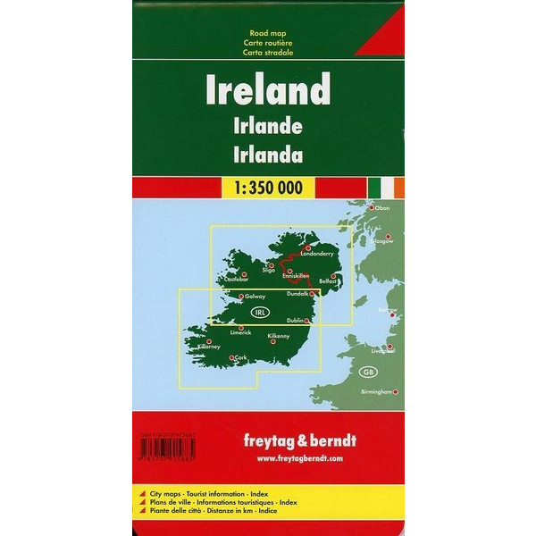 Irland 1 : 350 000. Autokarte - Straßenkarte